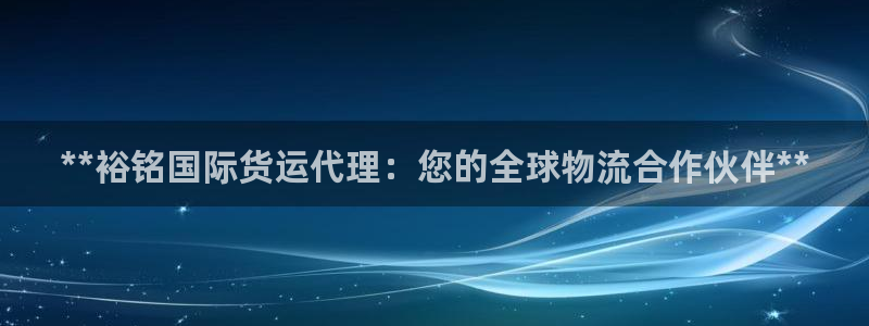 尊龙集团有限公司：**裕铭国际货运代理：您的全球物流合作