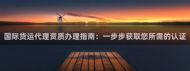 尊龙 贴吧：国际货运代理资质办理指南：一步步获取您所需的