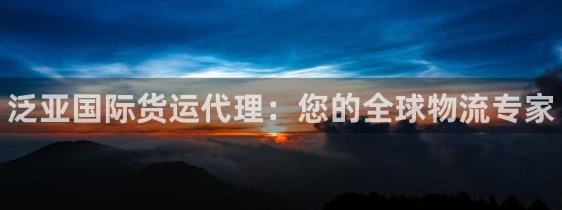 尊龙 10：泛亚国际货运代理：您的全球物流专家