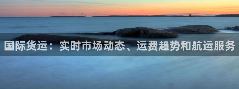 尊龙凯时怎么样没听说过：国际货运：实时市场动态、运费趋势