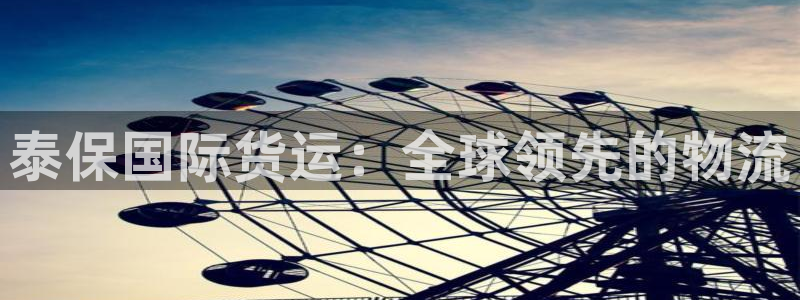 尊龙d88手机app免费下载：泰保国际货运：全球领先的物