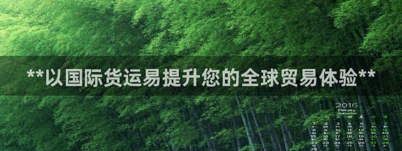 尊龙z6集团：**以国际货运易提升您的全球贸易体验**