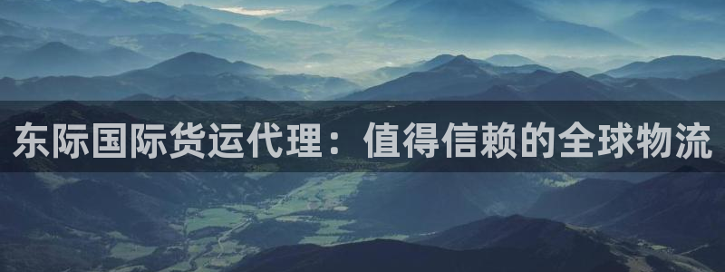 尊龙d88平台：东际国际货运代理：值得信赖的全球物流