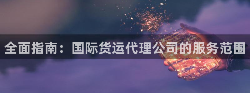 z6尊龙官网：全面指南：国际货运代理公司的服务范围