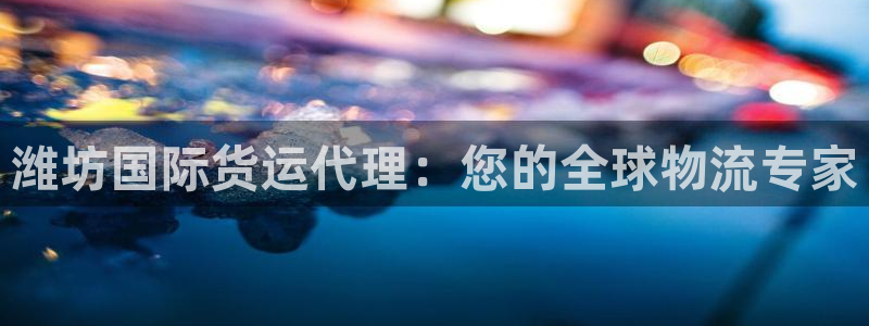 尊龙凯时ag旗舰厅试玩：潍坊国际货运代理：您的全球物流专