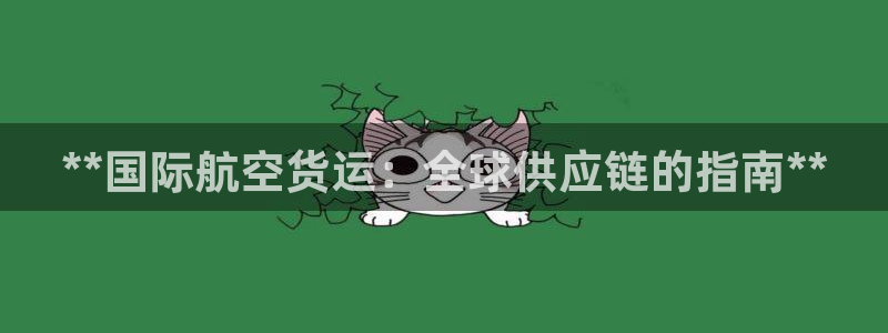 尊龙凯时提现不了：**国际航空货运：全球供应链的指南**