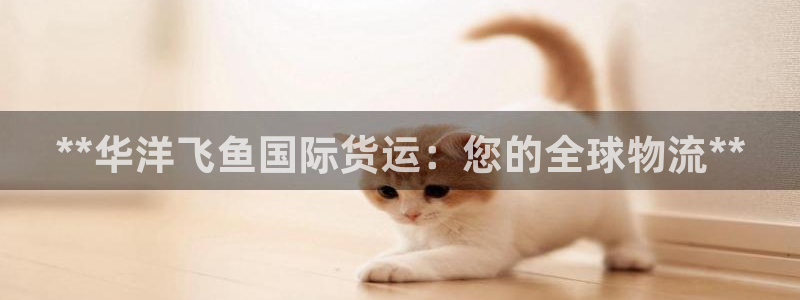 尊龙凯时网站赌愽是真的吗：**华洋飞鱼国际货运：您的全球