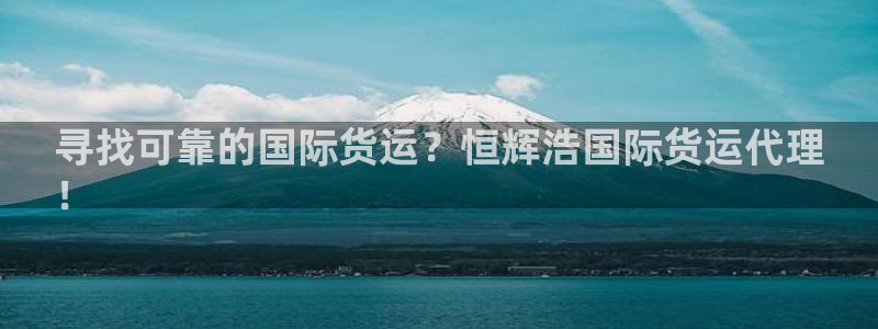 尊龙app怎么样：寻找可靠的国际货运？恒辉浩国际货运代理